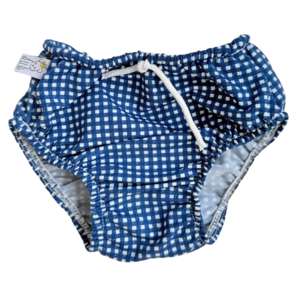 Sunga Quadriculado Azul