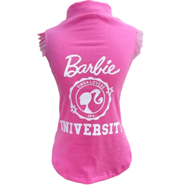 Regata Barbie University Rosa Chiclete Fem