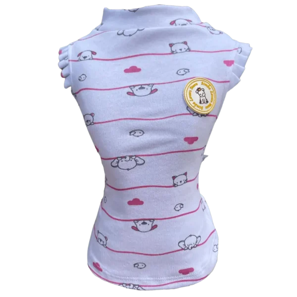 Regata Bichinho Rosa Fem