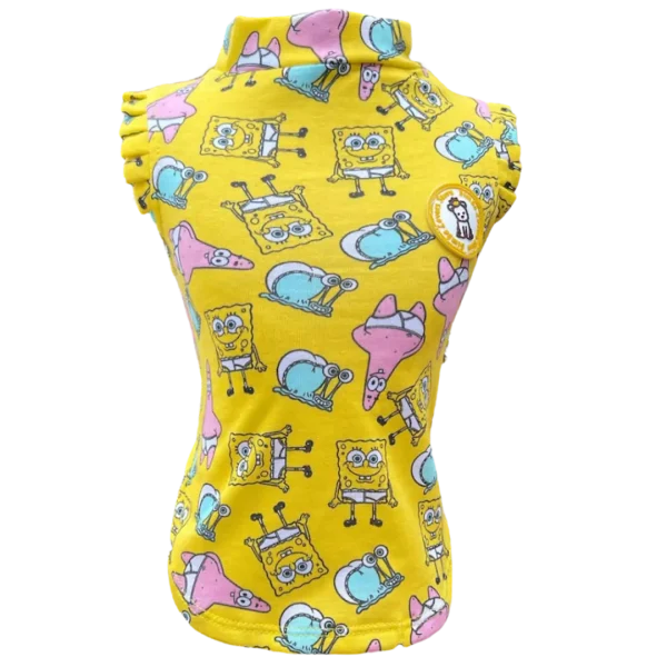 Regata Bob Esponja Amarelo Fem