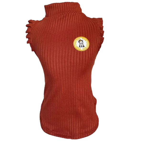 Regata Canelada Terracota Fem