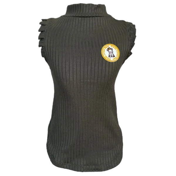 Regata Canelada Verde Militar Fem