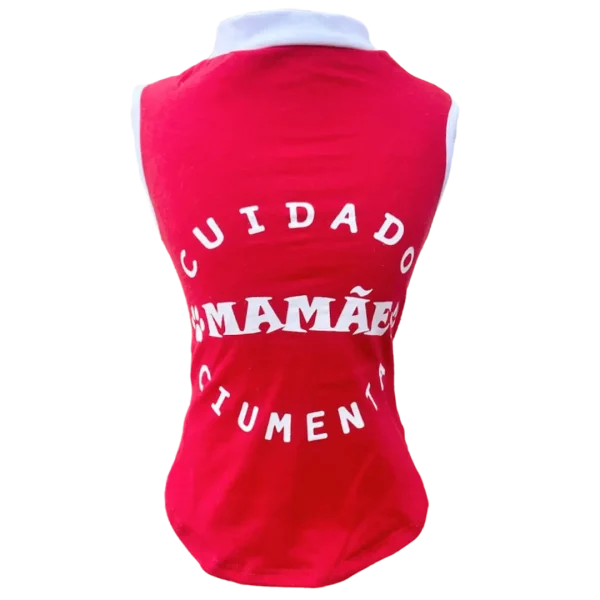 Regata Mamãe Ciumenta Vermelha Masc