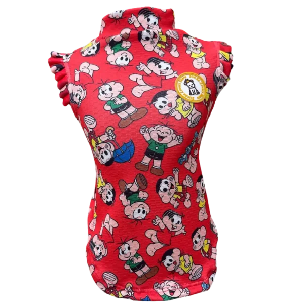 Regata Turma da Mônica Vermelha Fem