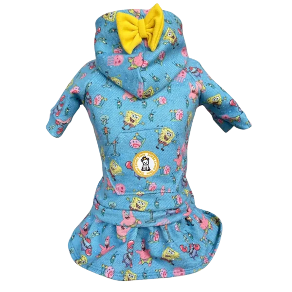 Conjunto Esporte Moletom Bob Esponja Azul