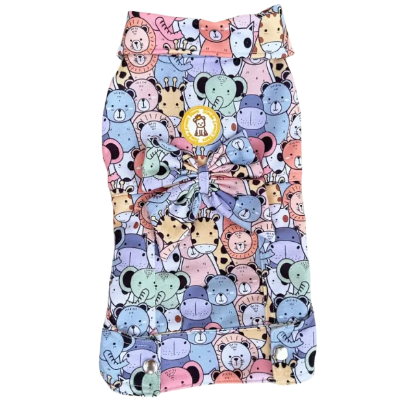 Jaqueta Moletom Bichinhos Coloridos Fem