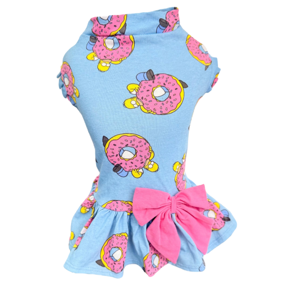 Vestido Homer Donuts s/ Manga