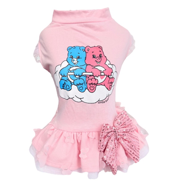 Vestido Ursinhos Carinhosos Tons Fortes