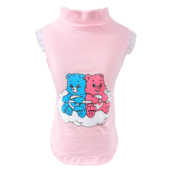 Regata Ursinhos Carinhosos Rosa Forte Fem