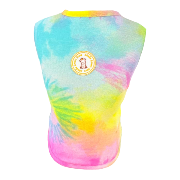 Regata Tie Dye Amarelo Masc