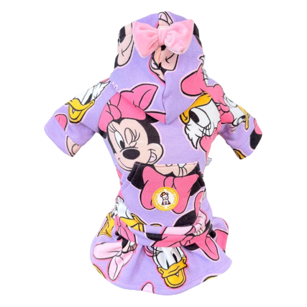 Conjunto Esporte Moletom Minnie e Margarida Lilás
