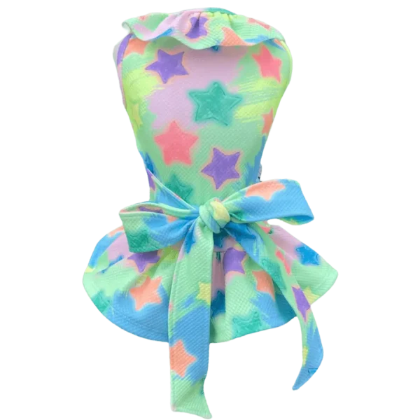 Vestido Laço Estrelas