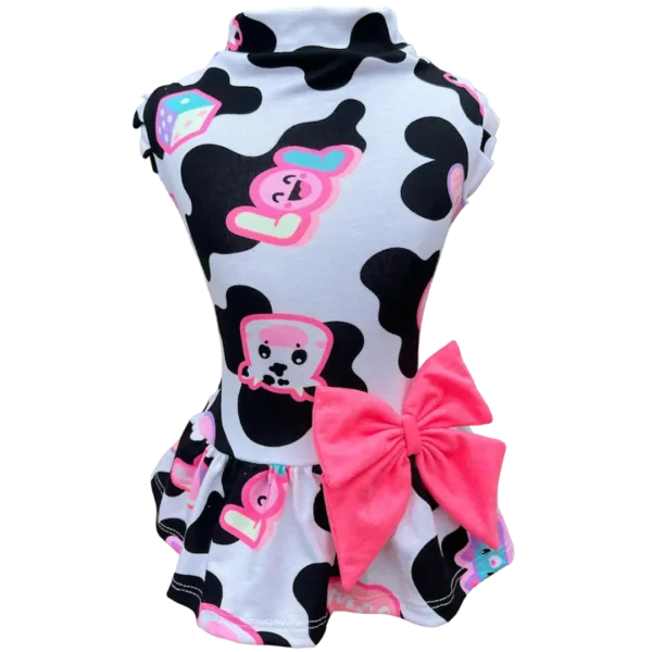 Vestido Vaquinha Neon s/ Manga