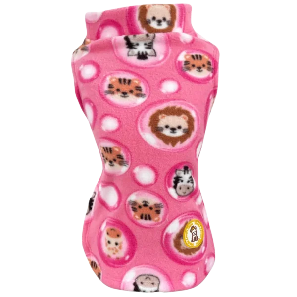 Colete Soft Bichinhos Bolha Rosa