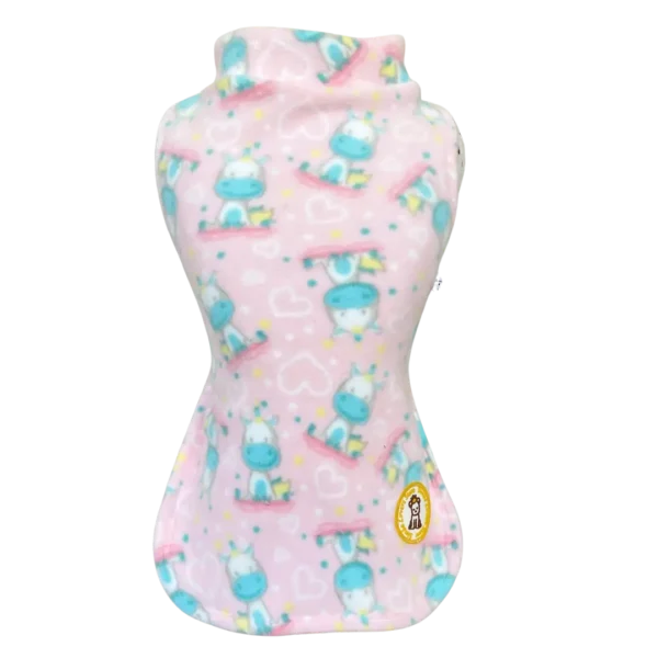 Colete Soft Unicórnio Rosa Bebê