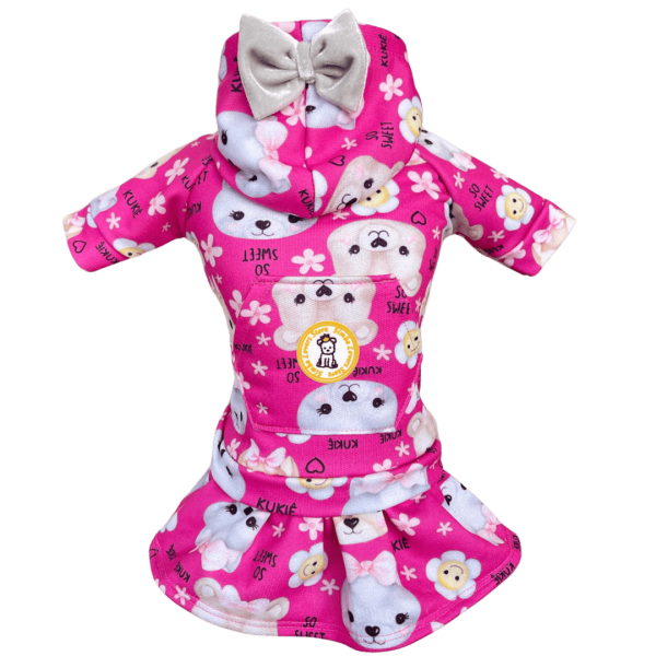 Conjunto Esporte Moletom Bichinhos Pink Fem