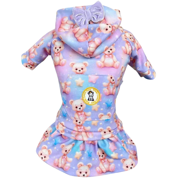 Conjunto Esporte Moletom Ursinho Estrelas Fem