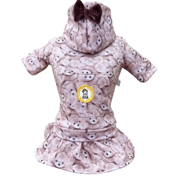 Conjunto Esporte Ursinho Bege