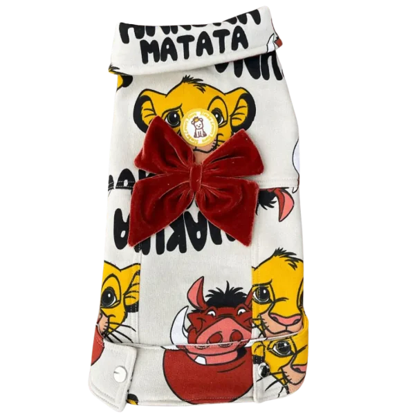 Jaqueta Moletom Rei Leão Cinza Fem