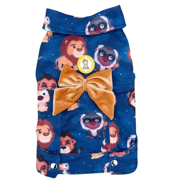 Jaqueta Moletom Rei Leão Marinho Fem