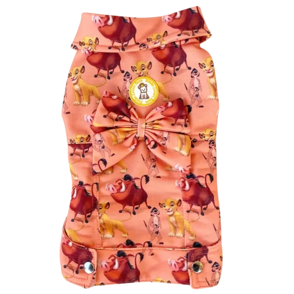 Jaqueta Moletom Rei Leão Timão e Pumba Fem