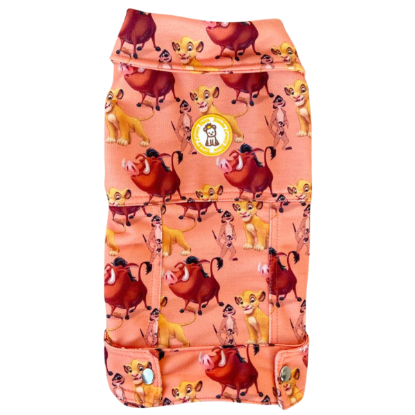 Jaqueta Moletom Rei Leão Timão e Pumba Masc