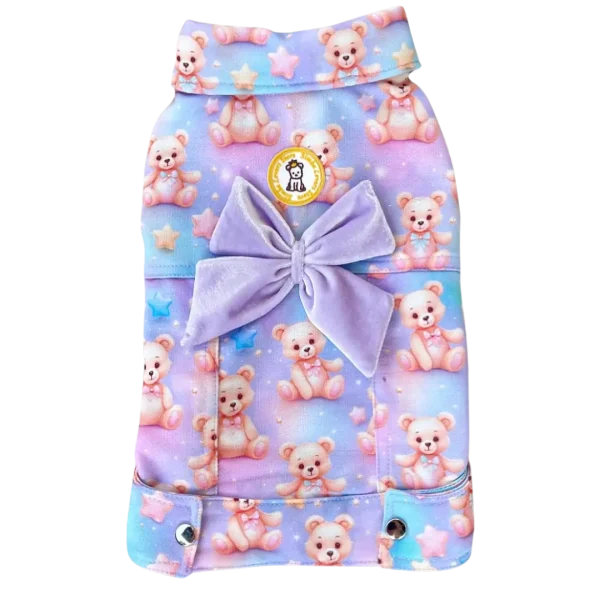 Jaqueta Moletom Ursinho Estrelas Fem