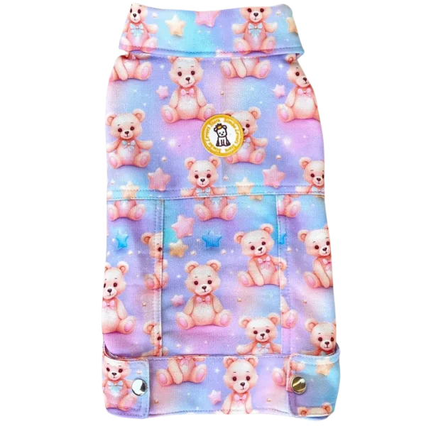 Jaqueta Moletom Ursinho Estrelas Masc