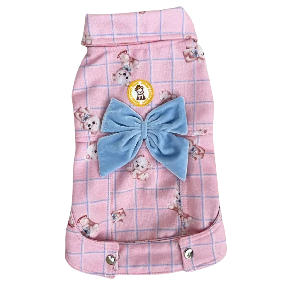 Jaqueta Moletom Ursinhos Xadrez Fem