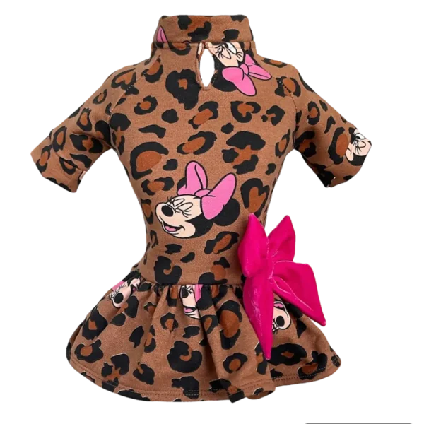 Vestido Moletom Minnie Oncinha