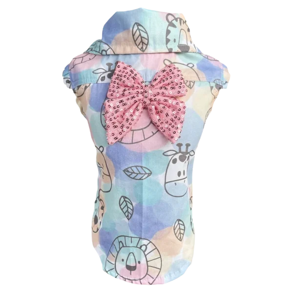 Camisa Regata Bichinhos Folha Aquarela Fem