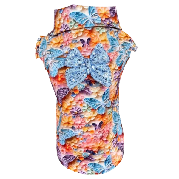 Camisa Regata Borboletas Coloridas Fem