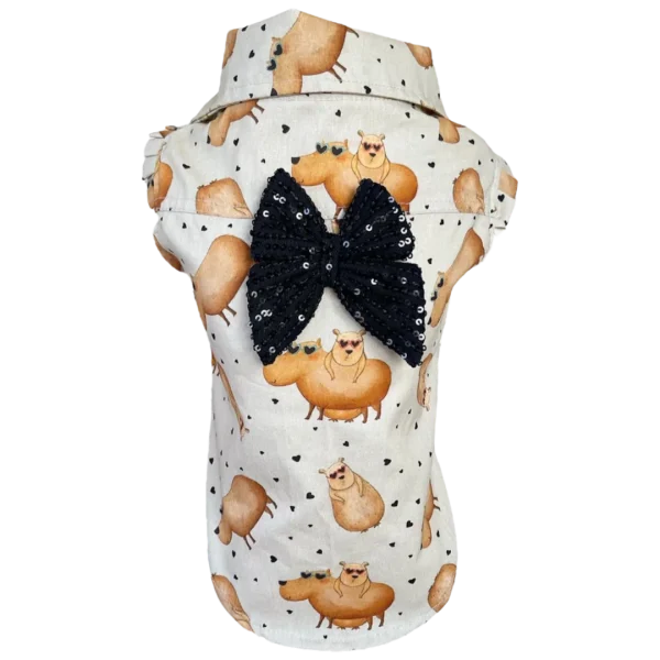 Camisa Regata Capivara Óculos Fem