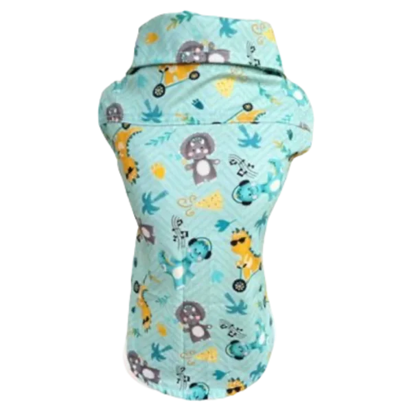 Camisa Regata Dino Patinete Verde Masc