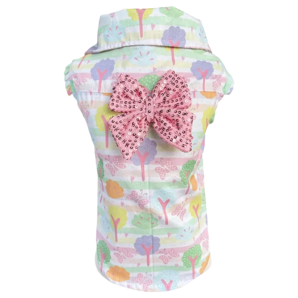 Camisa Regata Jardim Colorido Fem