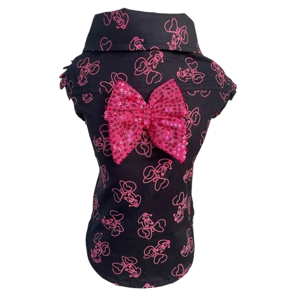 Camisa Regata Minnie Preto Fem