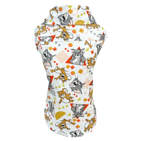 Camisa Regata Tom e Jerry Laranja Masc