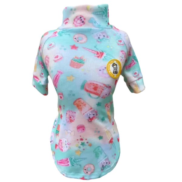 Camiseta Canelada Ribana Docinhos Tiffany