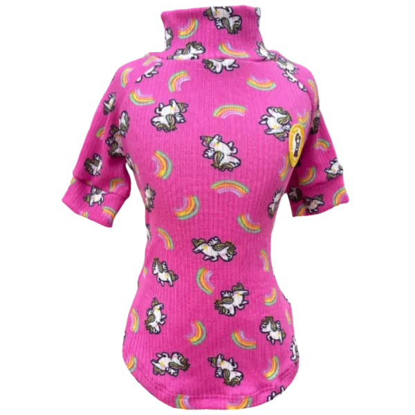 Camiseta Canelada Unicórnio