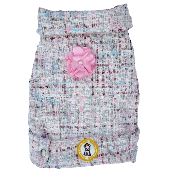 Jaqueta Tweed CROPPED Colorido Flor