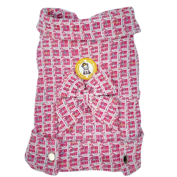 Jaqueta Tweed CROPPED Pink