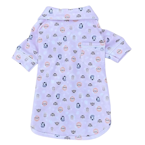 Pijama 2 Patas Bichinhos Bolha Rosa