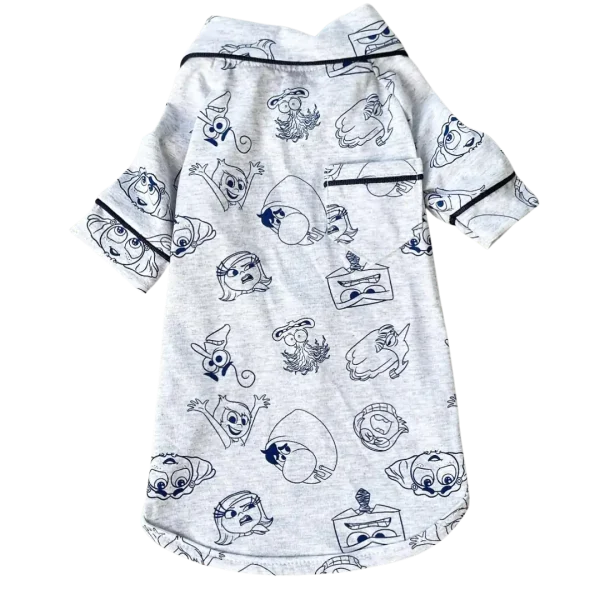 Pijama 2 Patas Divertidamente Cinza