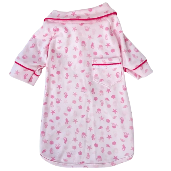 Pijama 2 Patas Fundo do Mar Rosa