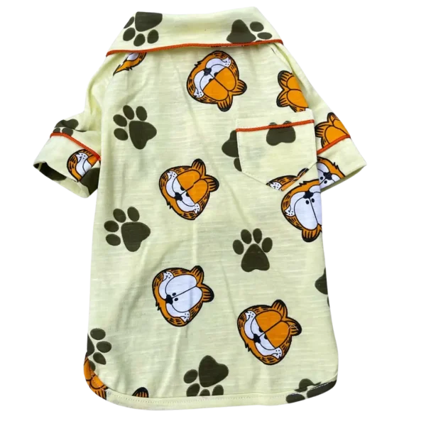 Pijama 2 Patas Garfield Amarelo
