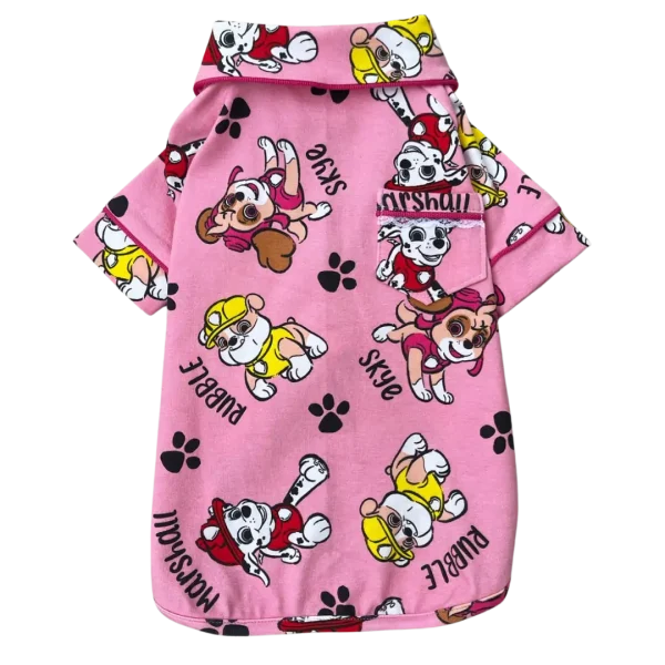 Pijama 2 Patas Patrulha Canina Rosa