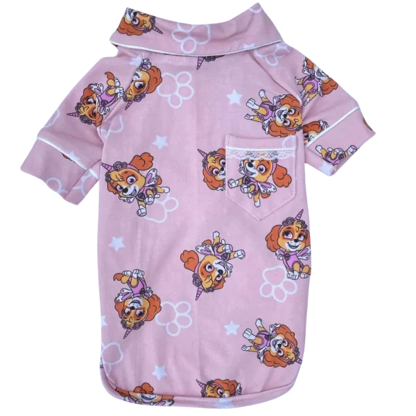 Pijama 2 Patas Patrulha Canina Rosa Patinha