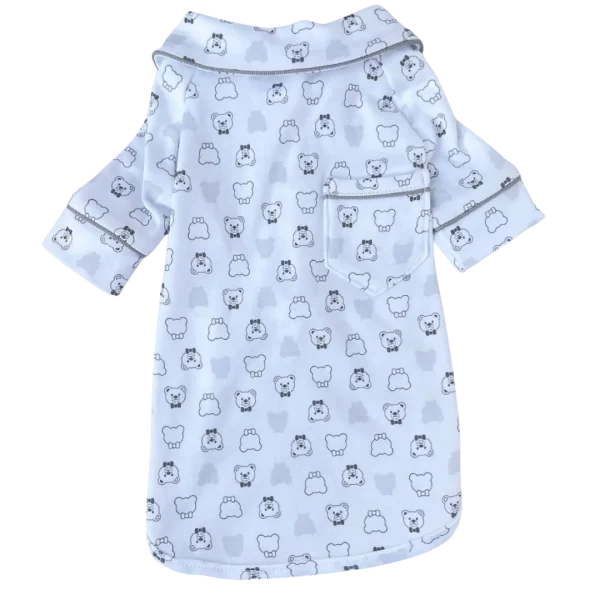 Pijama 2 Patas Ursinho Branco