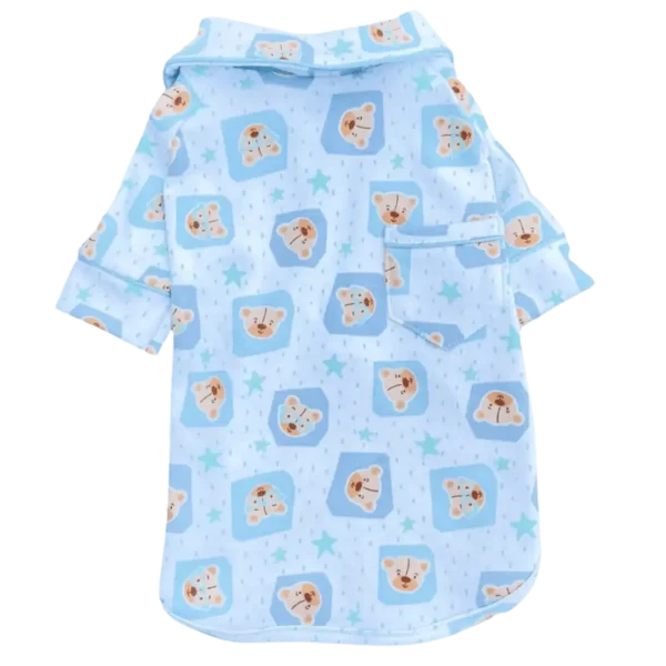 Pijama 2 Patas Ursinho Óculos Azul