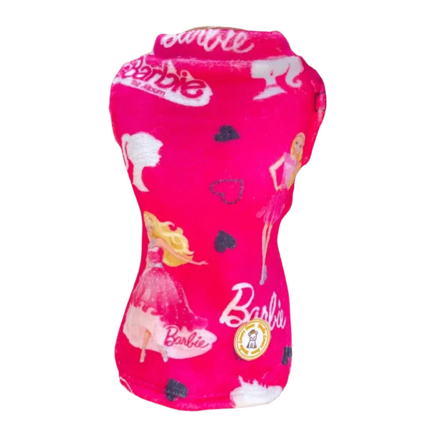 Colete Fleece Barbie Pink